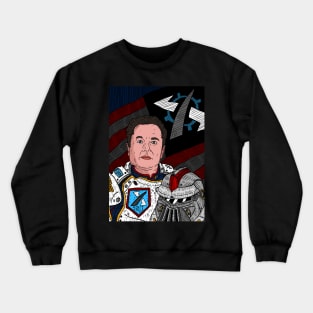 elon musk, mars trooper, emperor. Crewneck Sweatshirt